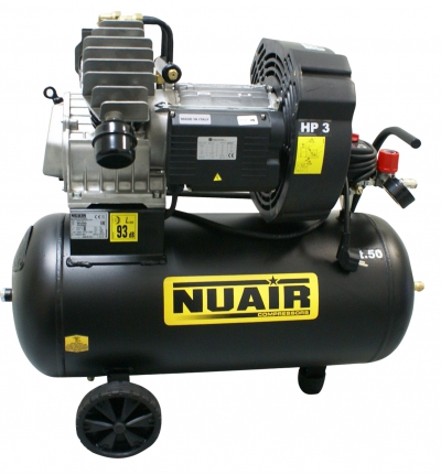 Kompresor olejowy NUAIR 50L 10 bar pompa GVM